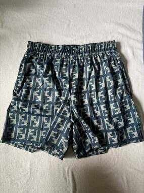 Bravest Studios Mesh Shorts Navy Zucca Print